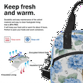 thumbnail image 6 of Herdesigns Blue Floral Hydrangea Insulated Lunch Bag for Women Men Adult, Reusable Insulated Cooler Lunch Box Lunch Tote Bag for Work Picnic Beach, 6 of 7