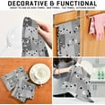thumbnail image 6 of Coolnut Cat Kitchen Dish Towel Set of 6, Super Absorbent Soft Drying Cloth Tea Bar Towels, 28 x 18 Inch, 6 of 6