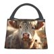 thumbnail image 1 of Easygdp Adorable Flower Field Cow Bolsa de Almuerzo Insulada Reutilizable, Bolsa de Mano y Bandolera para Oficina, Trabajo, Viajes, 1 of 6