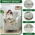 thumbnail image 2 of AIGIA Stretch Chair Covers with Arms Printed Accent Chair Cover 1 Piece Armchair Covers Chair Slipcovers for Living Room, 2 of 5