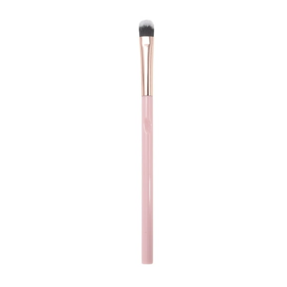 Unique Bargains 1 Pc Durable Concealer Brush Large Pink Nylon Hair Aluminum Tube Plastic Handle