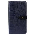 thumbnail image 4 of IDEWEI Compatible For Cat S75 5G Leather Case Crocodile Texture Phone Wallet Cover Blue, 4 of 5