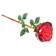 thumbnail image 6 of Rose Flower Fake Bouquet Artificial Flowers Wedding Gifts Ornament Roses Stem Figurine Table Centerpieces Single Forever, 6 of 9