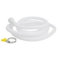 15M White Drain Hose Pipe Inlet Extension Tube Drainpipe for Faucet