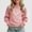 Pink, variant on DJDLJWCJ Girls Long Sleeve Shirt Kids Soft Solid Basic Tops Fall Casual Shirt Pink Size 9
