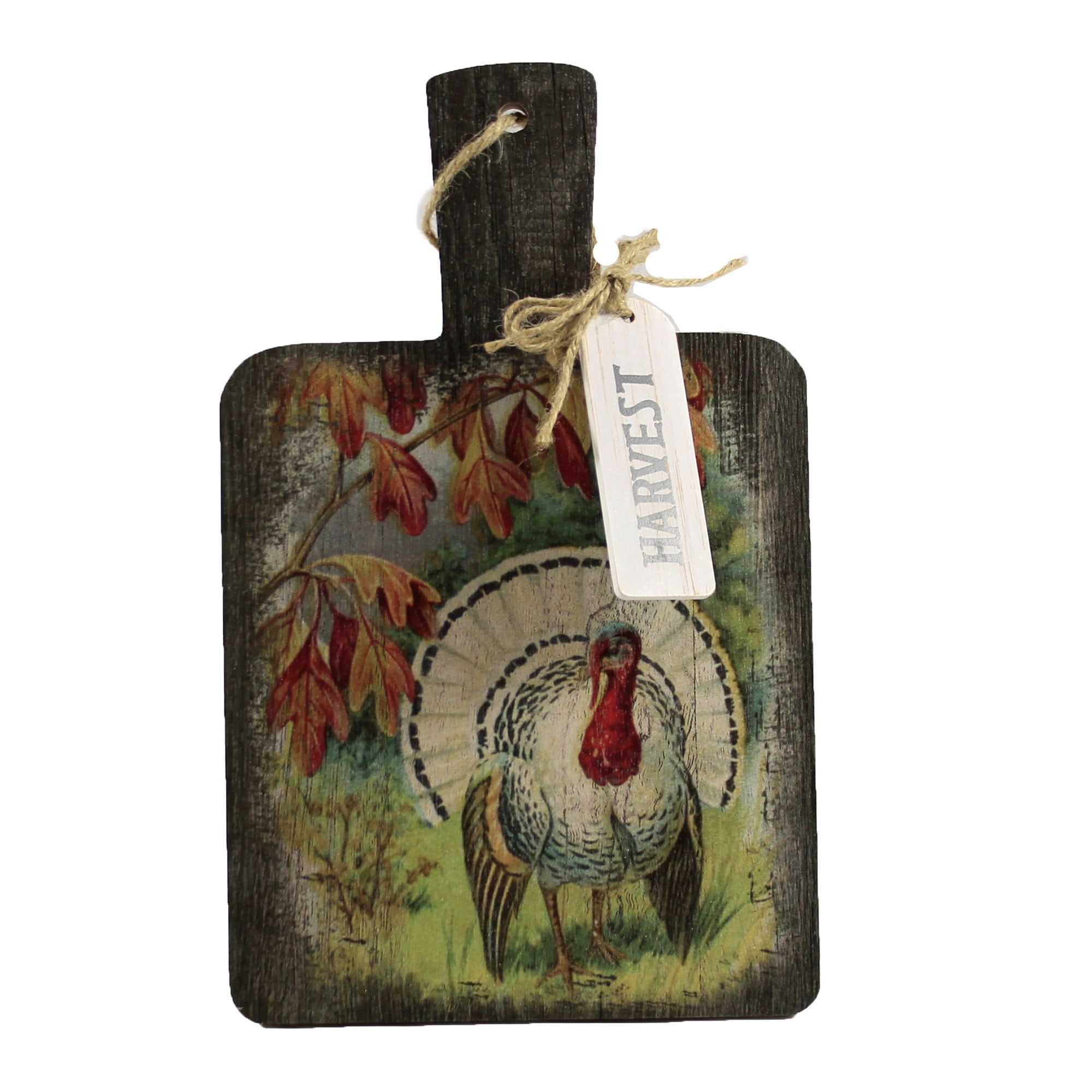 Thanksgiving Trivet With Handle Wood Fall Turkey E67335 Harvest