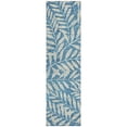 thumbnail image 2 of Addison Rugs Chantille Indoor/Outdoor Transitional Floral Teal Washable Runner Rug, 2'3" x 7'6", 2 of 6