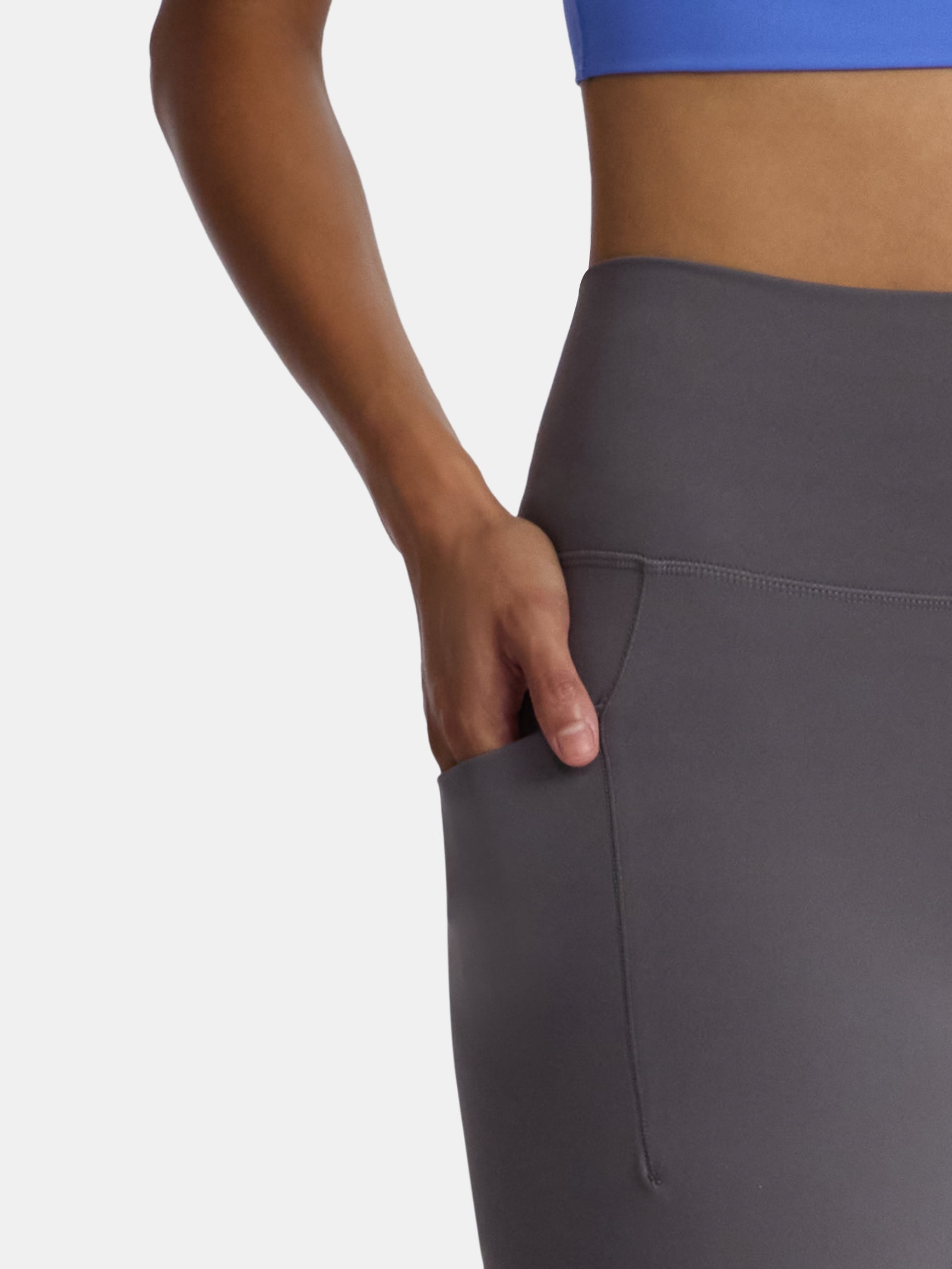 Avia Women's and Women's Plus SoftSculpt Flare Leggings with Pockets, Sizes XS-4X
