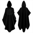 thumbnail image 2 of Capa de Cosplay para hombres y mujeres para Jedi Robe Disfraz Túnica de color sólido Uniforme con capucha Fridja  nalpqowj63644, 2 of 5
