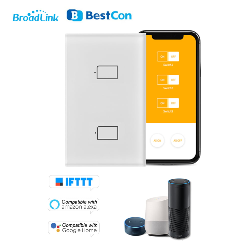 4-Pack BroadLink BestCon Smart LED Bulb Dimmer Light Voice Control Alexa Google 