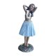 thumbnail image 2 of Figura de Salpicadero Hawaiana, Chica Bailarina Fabricada en Resina con una Altura de 16 Cm para azul, 2 of 9