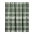 thumbnail image 2 of Creative Products Hunter Green Plaid 71x74 Shower Curtain, 2 of 2