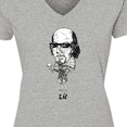 thumbnail image 4 of Inktastic Lit Shakespeare bobble Women's V-Neck T-Shirt, 4 of 5