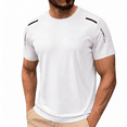 thumbnail image 2 of Men's Cooling Ice Silk Tee Summer Mesh Short Sleeve Top Quick Dry Lightweight Breathable Athletic Performance Workout Shirt, 2 of 6