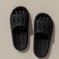 thumbnail image 2 of Mens Slippers,Men Slippers Soft Sole Breathable Comfort for Indoor Outdoor Home Hotel Shower Use,Slippers for Men,Black,9.5, 2 of 3