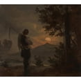thumbnail image 2 of Aleksander Kotsis 16x15 Black Ornate Wood Framed Double Matted Museum Art Print Titled - Haymaker (Before 1862), 2 of 5