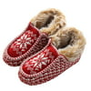 Slippers for Women, Coxeer Christmas Slippers Snowflake Printed Warm Winter Shoes Cotton House Slippers