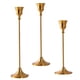 thumbnail image 4 of 3 Unids / set Candelabros de Metal Simple Decoración Dorada Bar Salón Decoración Decoración para hogar Macarena Candelabro de aluminio tealight, 4 of 8