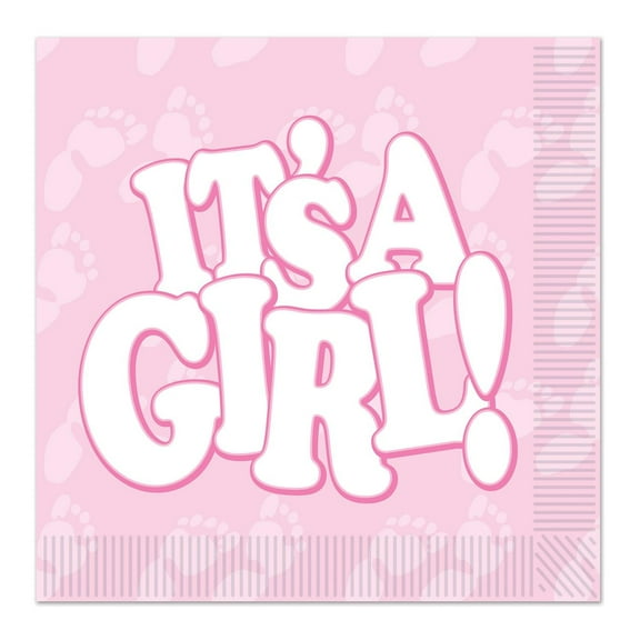 Beistle It's A Girl! Luncheon Napkins (Case of 192)