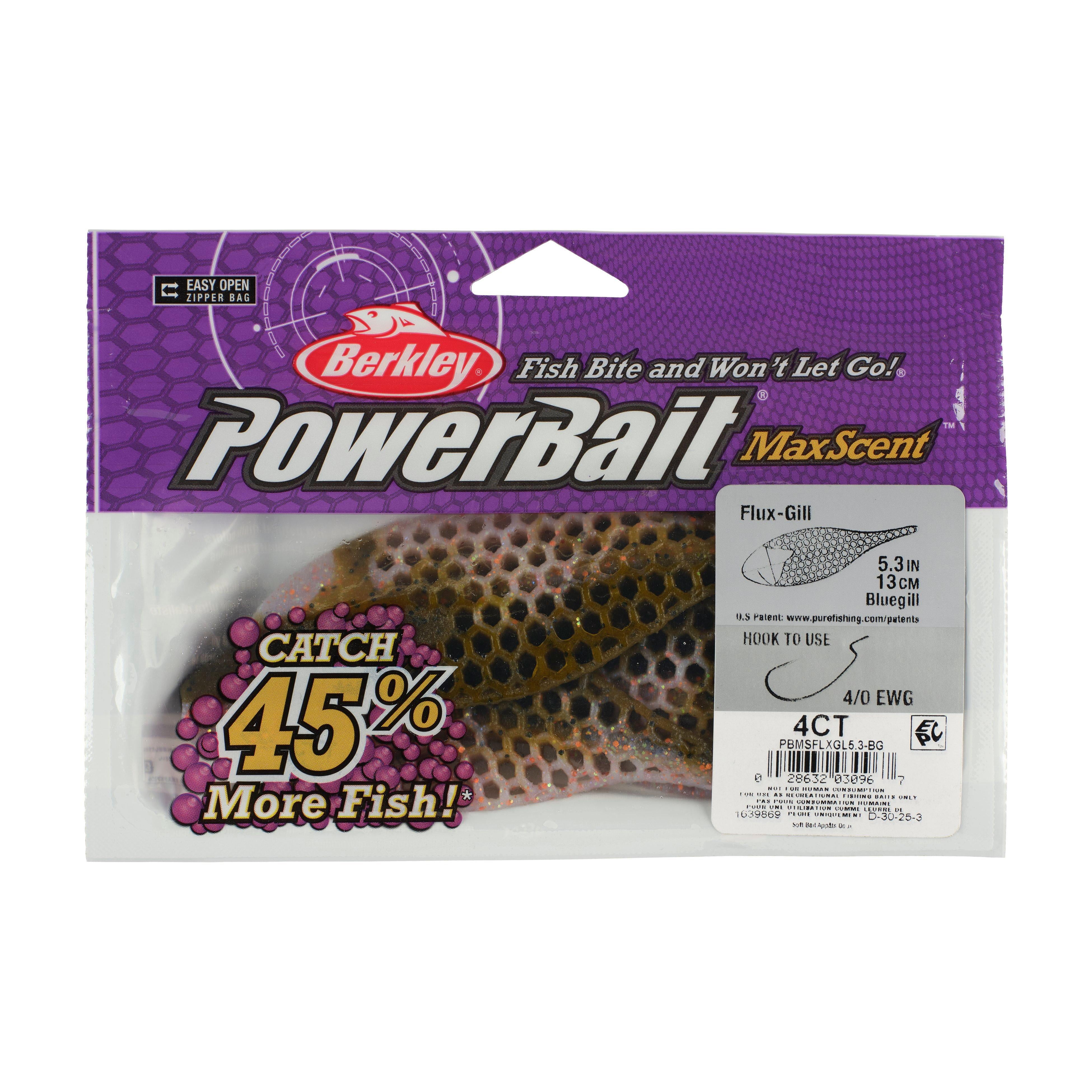 Berkley PowerBait® MaxScent Flux-Gill, 5.3 in, Bluegill