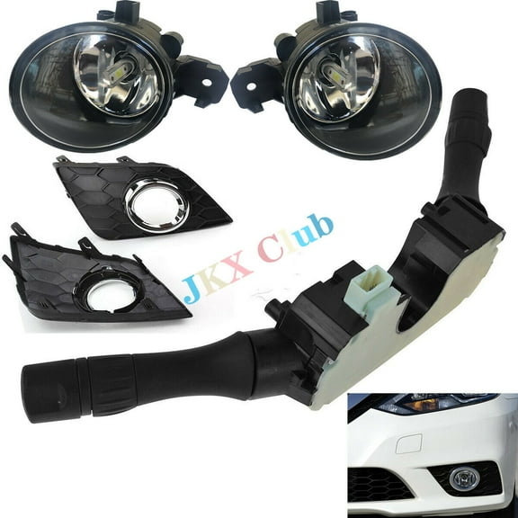 LED Fog Light & Switch Kit Auto Head Lights for Nissan Sentra Sylphy 2016-2019