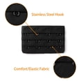 thumbnail image 4 of INSPIRE CHIC Women's 3 Rows 4 Hooks Bra Extenders Straps Extension Black 3 Rows 4 Hooks 10 Pcs, 4 of 5