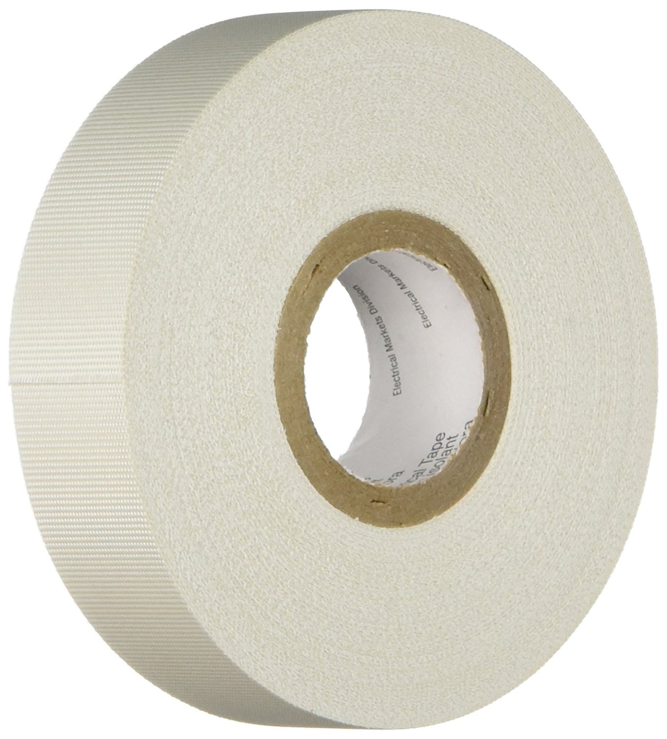 Glass Cloth Electrical Tape 27, White, Rubber Thermosetting Adhesive