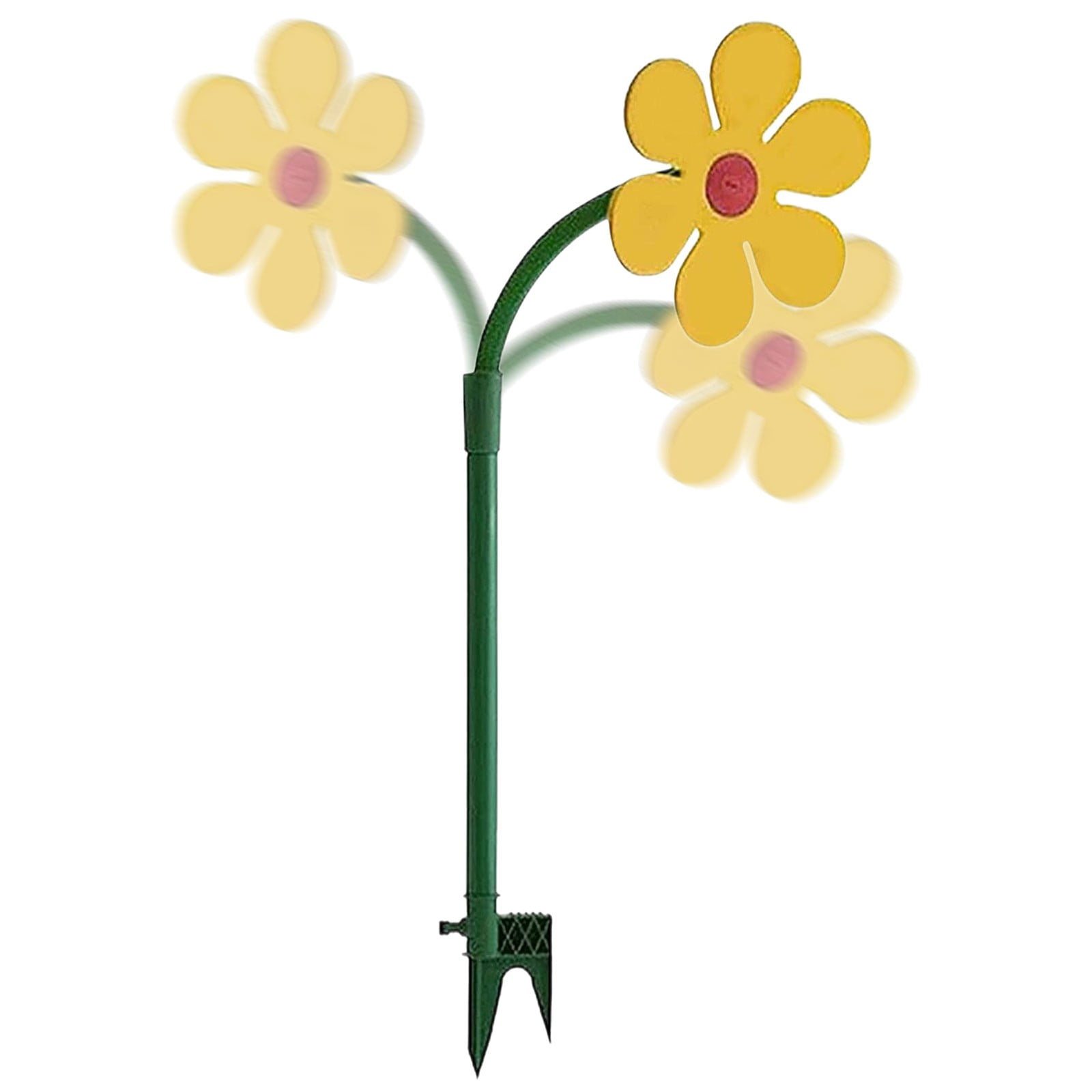 Crazy Daisy Sprinkler, 360° Rotating Dancing Flower Water Sprinkler for Kids & Dogs, Funny Sunflower Lawn Sprinkler for Yard Garden Outdoor Play
