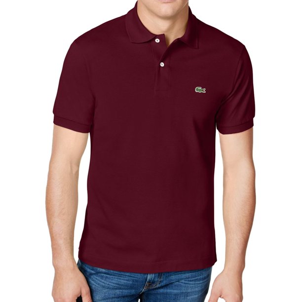 Lacoste Classic Pique Rugby Polo para Hombre, Púrpura, X-Large