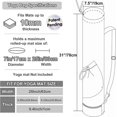 thumbnail image 4 of Yoga Mat Bag with Water Bottle Pocket and Wet Bottom Bag, Green Storage Bag, 4 of 5