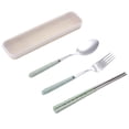 thumbnail image 4 of Juego de cubiertos portátil para y senderismo, , tenedor, utensilio - Sunnimix Cubiertos de viaje, 4 of 6