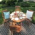 thumbnail image 4 of Redmon Genuine Teak Wood Full Size Folding Chair, Single, 4 of 8