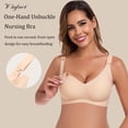 thumbnail image 2 of Sostén de lactancia Vinfact, 3 unidades, inalámbrico, sin costuras, para maternidad, 2 of 7