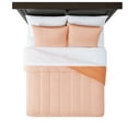 thumbnail image 3 of Mainstays 7 Piece Reversible Bed in a Bag Comforter Set with Sheets, Coral, Queen, 3 of 7