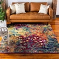 thumbnail image 2 of Unique Loom 3153645 4 x 4 ft. Ivy Jardin Square Rug, Multi Color, 2 of 2