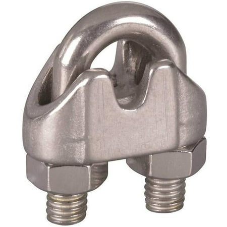 National Hardware 4230BC Series N830-313 Wire Cable Clamp 3/16 in Dia Cable 1 in L Malleable Iron