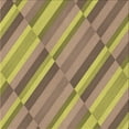 thumbnail image 1 of Ahgly Company Machine Washable Indoor Square Transitional Brown Area Rugs, 4' Square, 1 of 7