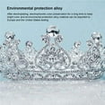 thumbnail image 4 of Crystal Queen Crown Accessory Crown Full party crystal crown Round Crown Wedding Crown, 4 of 9