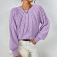 thumbnail image 2 of Suéteres casuales para mujer Suéteres con cremallera para mujer Suéteres para otoño e invierno Suéteres con estampado para mujer, 2 of 5