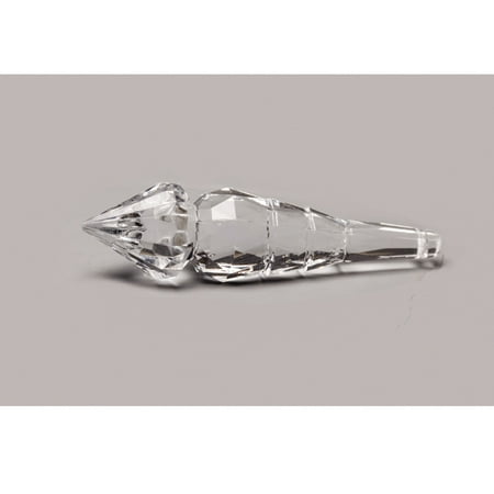 Faceted Star Pendant Faceted Arrow Pendulum Transparent Clear Acrylic Pendants 19.5x78mm Sold per pkg of 108Gram/9pcs ()