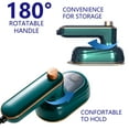 thumbnail image 4 of Kezqiaxn Home and Kitchen Gadgets Handheld Hanging Ironing Machine Iron Steam Iron for Clothes Household Small Ironing Machine Small Iron Portable Steam Electric Iron Dormitory Clothes Green, 4 of 9