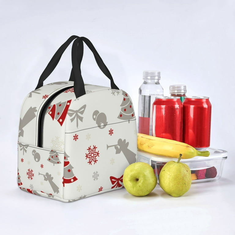  Lunch Bag for Women Men Insulated Lunch Box for Reusable Lunch  Tote Bag,Xmas Tree: Home & Kitchen