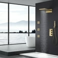 thumbnail image 2 of 3 Handles Thermostatic Shower System With 3 Body Jets with Rough-in Valve, 2 of 5