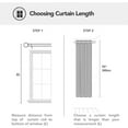 thumbnail image 5 of Cortinas Opacas con Aislamiento Térmico, 140x240 CM Ancho x Alto, Cortinas para Salón y Dormitorio, Diseño Moderno con Ojales, Gris Oscuro, 1 Unidad, 5 of 5