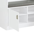 thumbnail image 5 of Buck II White High Gloss Finish Hall Tree, 5 of 5