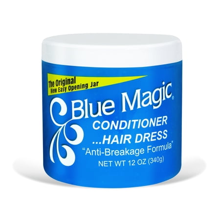 (2 Pack) Blue Magic Conditioner and Hair Dress Anti-Breakage Formula, 12.0