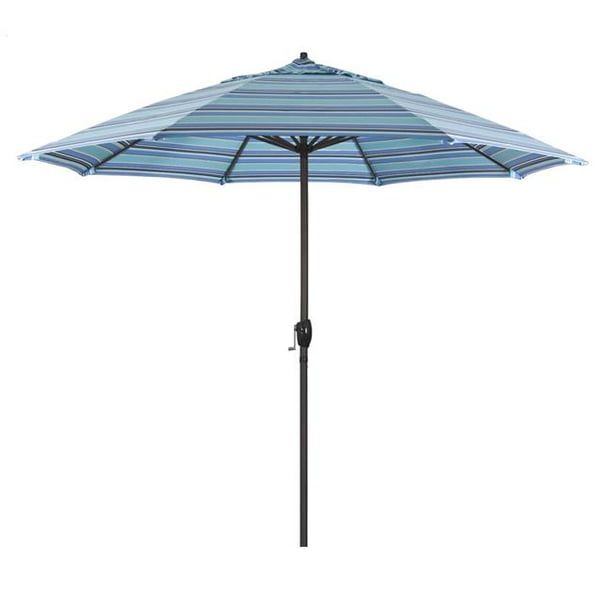 California Umbrella Ata908117 56001 9 Ft Casa Series Patio Bronze Auto Tilt Crank Lift Sunbrella 1a Dolce Oasis Fabric Walmart Com Walmart Com