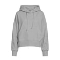 thumbnail image 4 of XRoczxe Women Classic Cropped Hooded Pullover Sweatshirt Drawstring Hood With Kangaroo Pocket Wrinkle Resistant Soft Casual Basic Top Assorted Solid Colors, 4 of 5