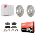 thumbnail image 1 of Transit Auto Rear Disc Brake Rotors and Semi-Metallic Pads Kit for Car 2012-2015 Land Rover Range Evoque K8F-101926, 1 of 11