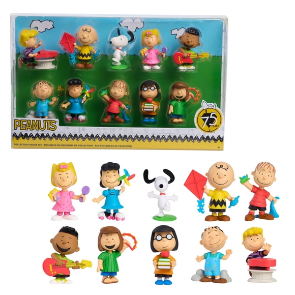 Set de Figuras de Colección Peanuts 10 piezas 7.5 cm Juguetes